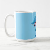 Verspielter Delfin Kaffeetasse (Links)