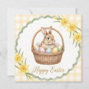 Verspielter Frohe Ostern Gruß Karte