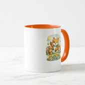 Verspielter Fuchs Süße Wald-Tasse Tasse (VorderseiteRechts)