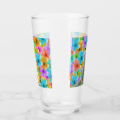 Verspielter Garten: Meerkat Amid Tribfarbene Blüte Glas (Links)