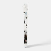 Verspielter gefleckter Welpe  iPhone 15 Hülle (Linke Seite)