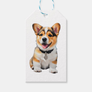 Verspielter niedlicher Spaß Corgi Hund Liebhaber H Geschenkanhänger