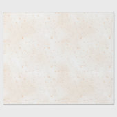 Verspielter Pfirsich-Punkte-Geburtstag Geschenkpapier (Flach)