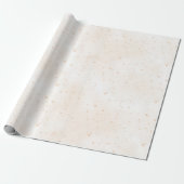 Verspielter Pfirsich-Punkte-Geburtstag Geschenkpapier (Ungerollt)