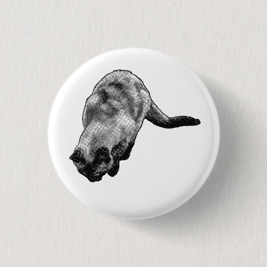 Verspielter Punkt, fröhliche Stimmung Button (Vorderseite)