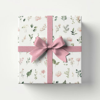Verspielter rosa Bogen und Wasserfarben-Ballerina  Geschenkpapier