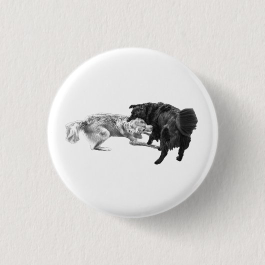 Verspielter Schatten, Duo Pin Button (Vorderseite)