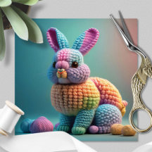 Verspielter süßer Osterhase