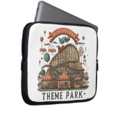 Verspielter Themenpark Laptopschutzhülle (Vorne Rechts)