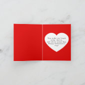 Verspielter Valentinstag Feiertagskarte (Innenseite)