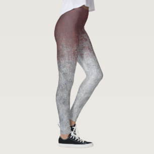 Verspieltes Aquarell-Wildblumenmuster Damen-Oben-L Leggings