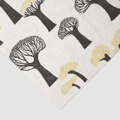 Verspieltes Baobab-Baum-Muster Seidenpapier (Detail)