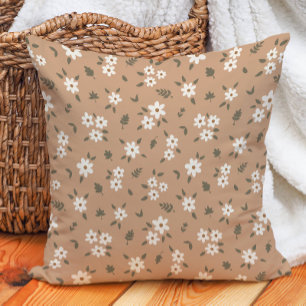 Verspieltes Blumen Cottagecore Boho Wildblumen Hel Kissen