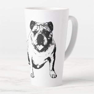Verspieltes Bulldogge-Design Milchtasse