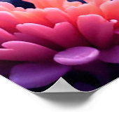 Verspieltes Delphin und farbenfrohe Meereswelt Poster (Ecke)