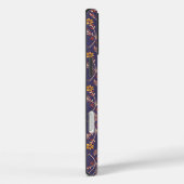 Verspieltes florales Design mit Reben auf violette Case-Mate iPhone Hülle (Rückseite / Rechts)