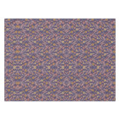 Verspieltes florales Design mit Reben auf violette Tischdecke (Vorderseite (Horizontal))
