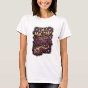Verspieltes Gold ICH BIN EIN ZAUBERER ICH LASSE WE T-Shirt