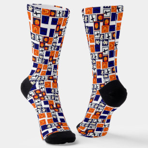 verspieltes Halloween-Muster Socken