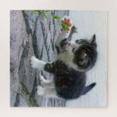 Verspieltes Kätzchen Puzzle (Horizontal)