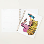 Verspieltes Mädchen mit Wachsmalstift Planer (Anzeige)