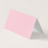 Verspieltes personalisiertes Paar-Verlobungsschild Visitenkarten (Rückseite)