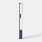 Verspieltes Punkte-Monogramm iPhone 15 Hülle (Rechte Seite)