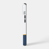 Verspieltes Punkte-Monogramm iPhone 15 Hülle (Linke Seite)