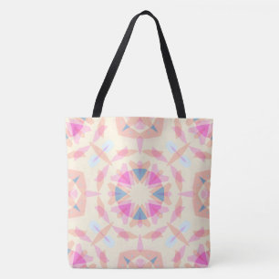 Verspieltes Rosa Blaues Sternmuster Dopamin-Dekor Tasche