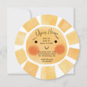 Verspieltes sonniges Open House Einladung (Vorderseite)