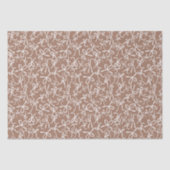 Verspieltes süßes Mocha-Schleifen-Muster Mädchen-G Seidenpapier (Vorderseite)