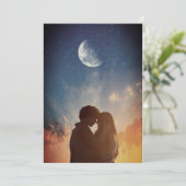 Verspieltes Typografy Wedding Foto Save the Date Einladung (Stehend Vorderseite)