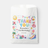 Verspieltes Wasserfarben-Spritz-Splash-Geburtstag Geschenktütchen (Vorderseite)