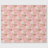 Verspieltes Weihnachtsplätzchen-Design Geschenkpapier (Flach)