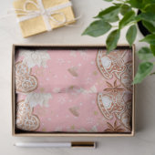 Verspieltes Weihnachtsplätzchen-Design Seidenpapier (Geschenk)