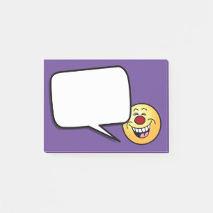 Verspottendes Gesicht Grumpey Post-it Klebezettel