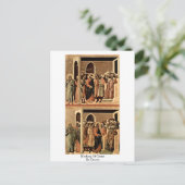 Verspottung Christi durch Duccio Postkarte (Stehend Vorderseite)