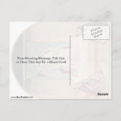 Verspottung Christi. Von Fra Angelico Postkarte (Rückseite)