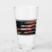 Versprechen aus Bierglas Glas (Vorderseite)