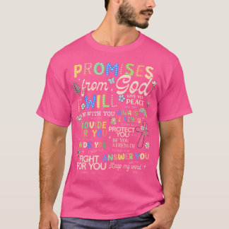 Versprechen aus der Christlichen Verse Gottes Kreu T-Shirt