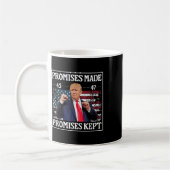 Versprechen Behalten Trump Kaffeetasse (Links)