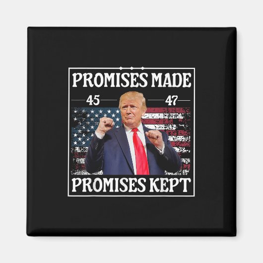 Versprechen Behalten Trump Magnet (Vorne)