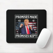 Versprechen Behalten Trump Mousepad (Mit Mouse)