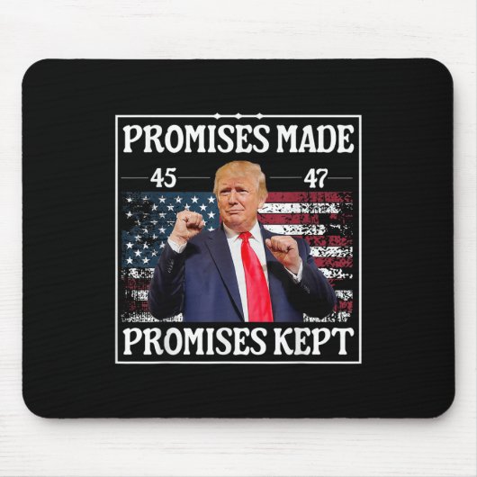 Versprechen Behalten Trump Mousepad (Vorne)