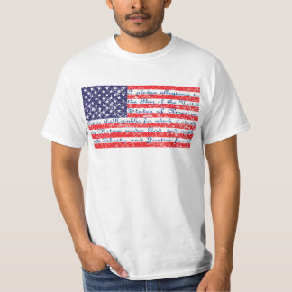Versprechen der "Allegience USA Flag" T-Shirt