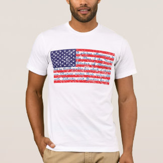 Versprechen der "Allegience USA Flag" T-Shirt