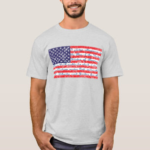 Versprechen der "Allegience USA Flag" T-Shirt