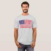 Versprechen der "Allegience USA Flag" T-Shirt (Vorne ganz)