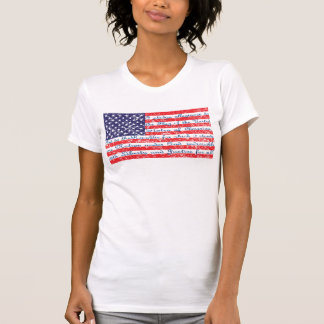 Versprechen der amerikanischen Flagge für Verbünde T-Shirt