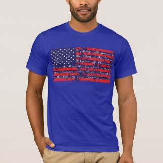 Versprechen der amerikanischen Flagge für Verbünde T-Shirt